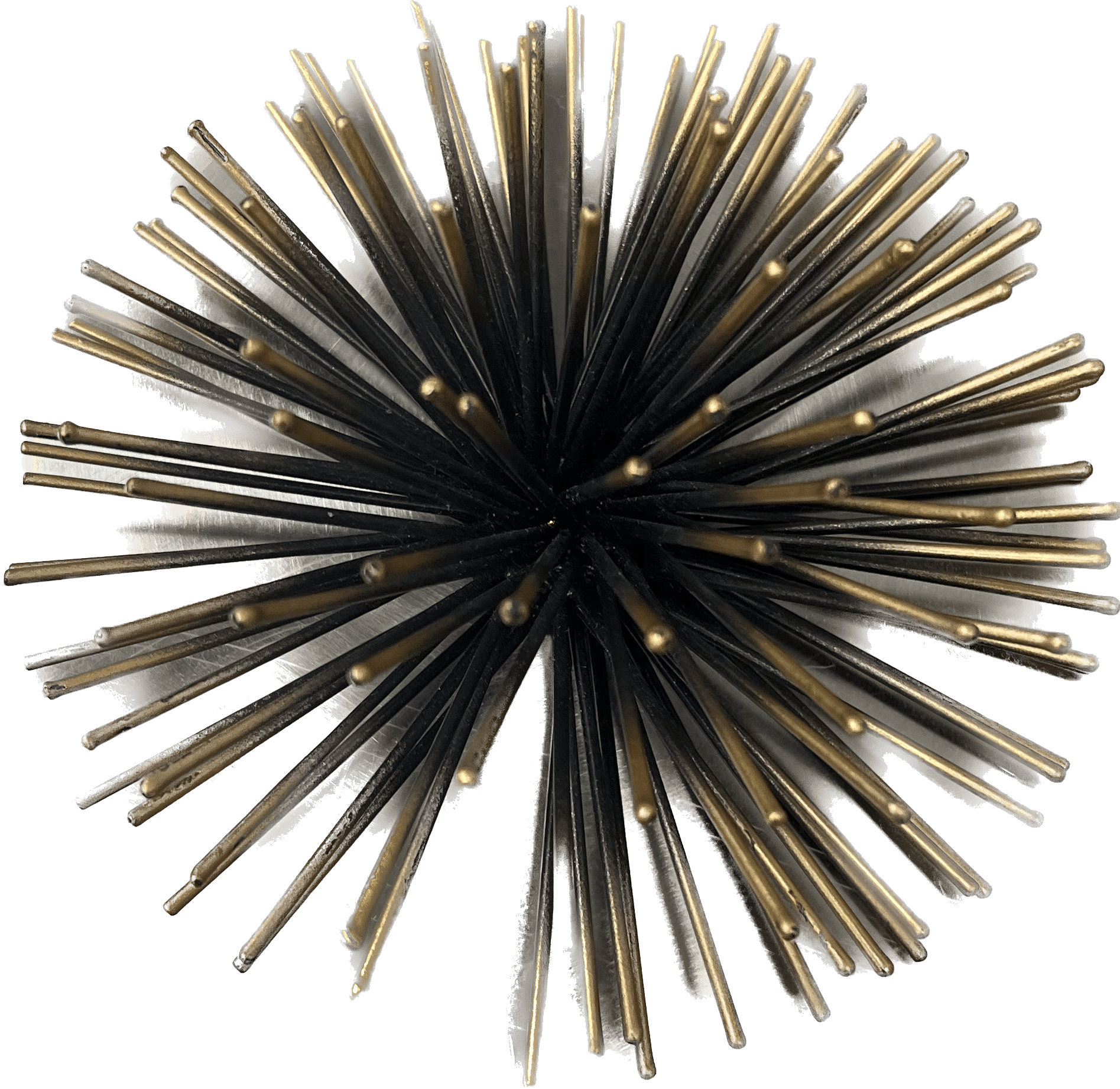 1/2 Spike Accent Decor in Brass - HER Home Design Boutique